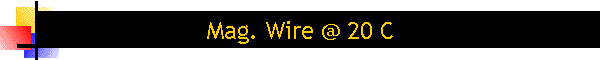 Mag. Wire @ 20 C